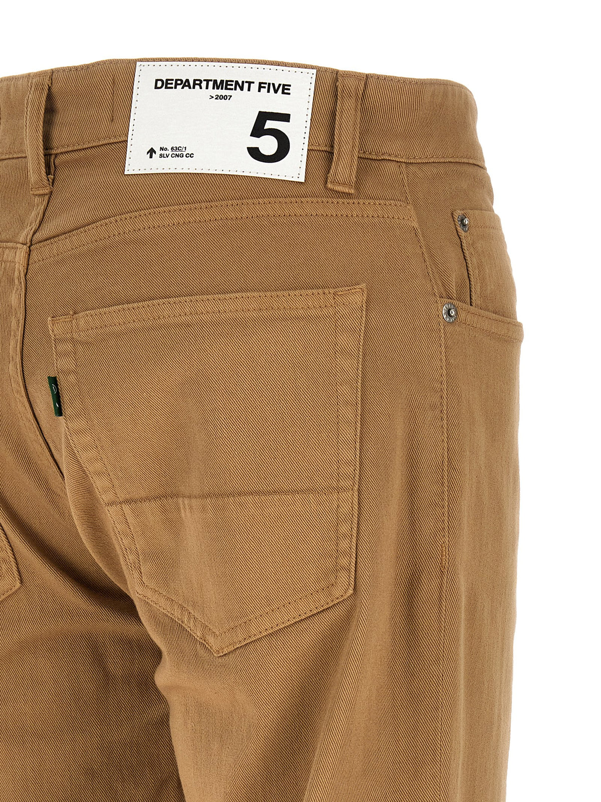 Jean droit en coton beige Department 5