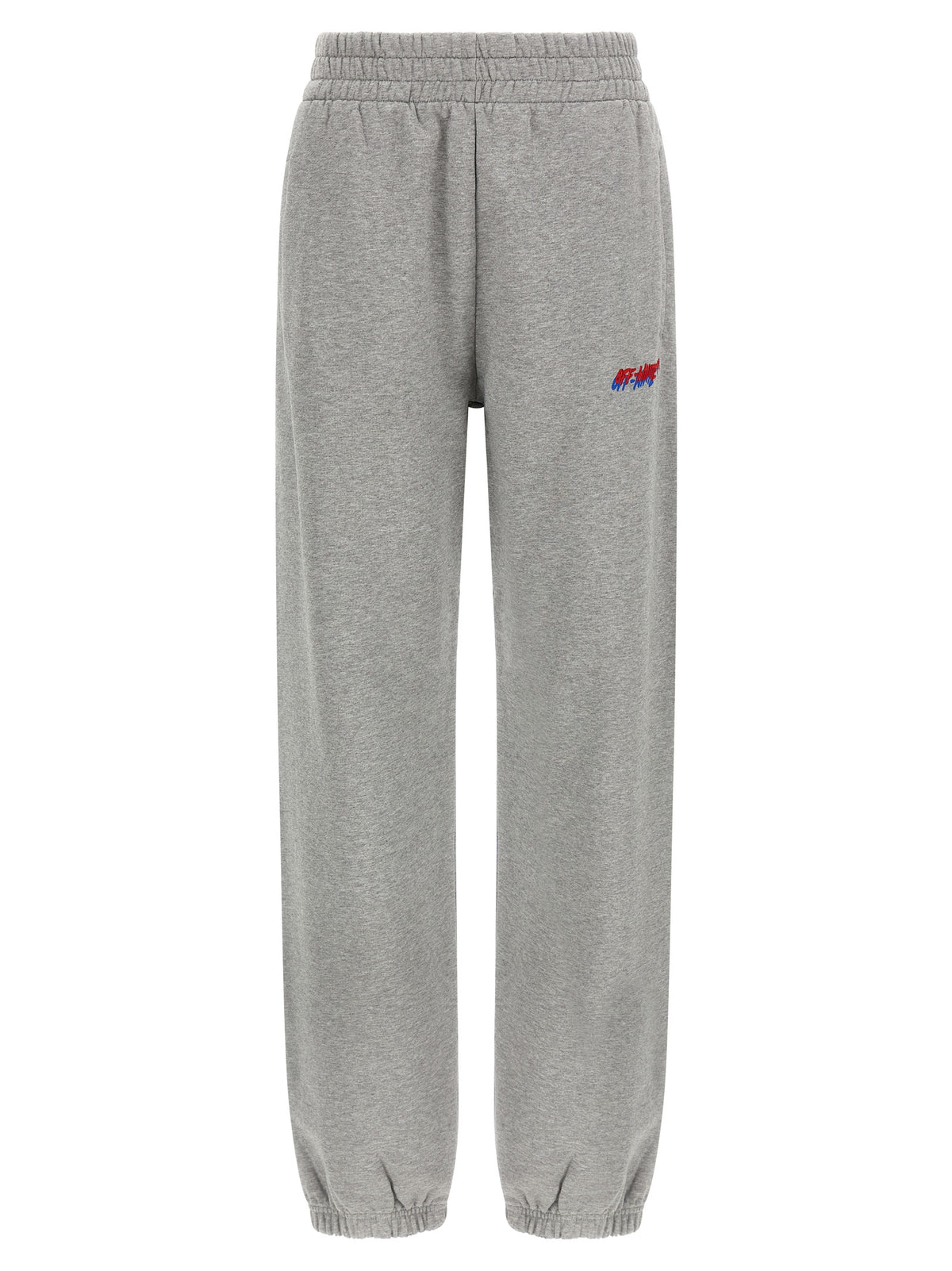 Off-White Gray Cotton Joggers (Workout Pants)
