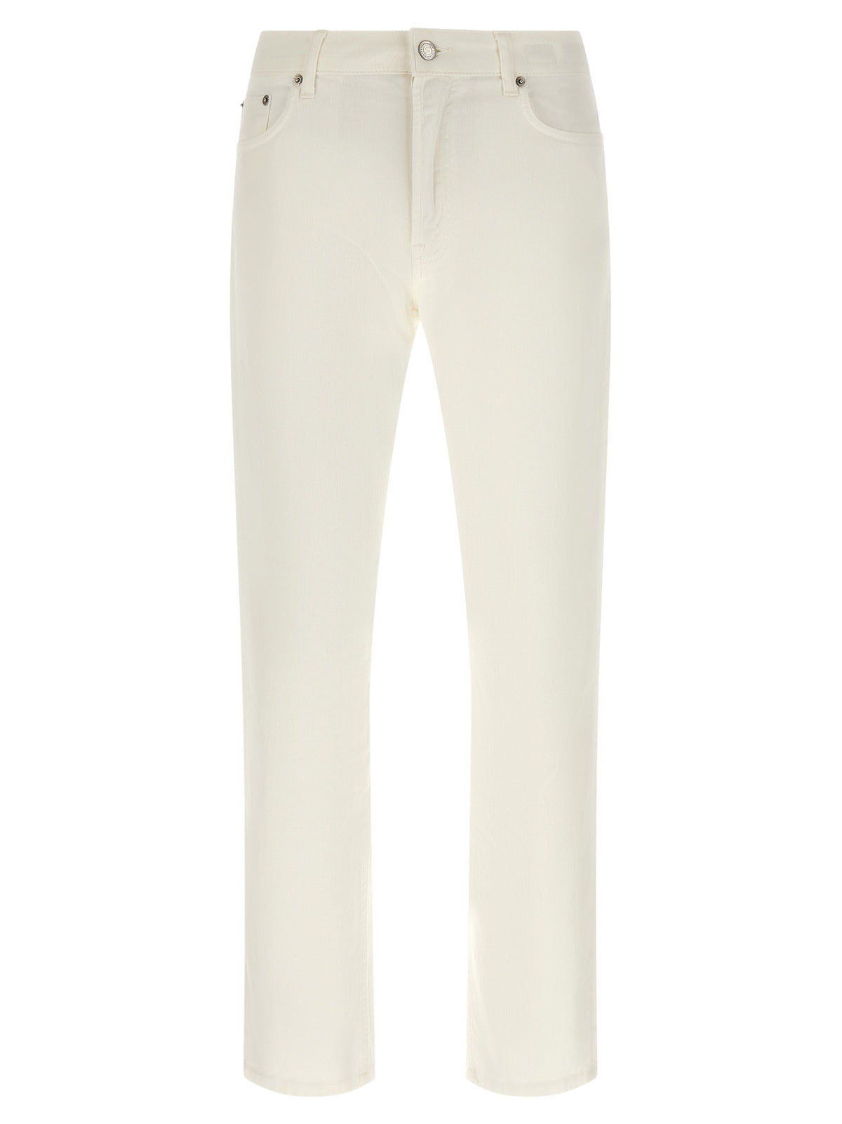 Department 5 White Cotton Straight-Leg Jeans for Men