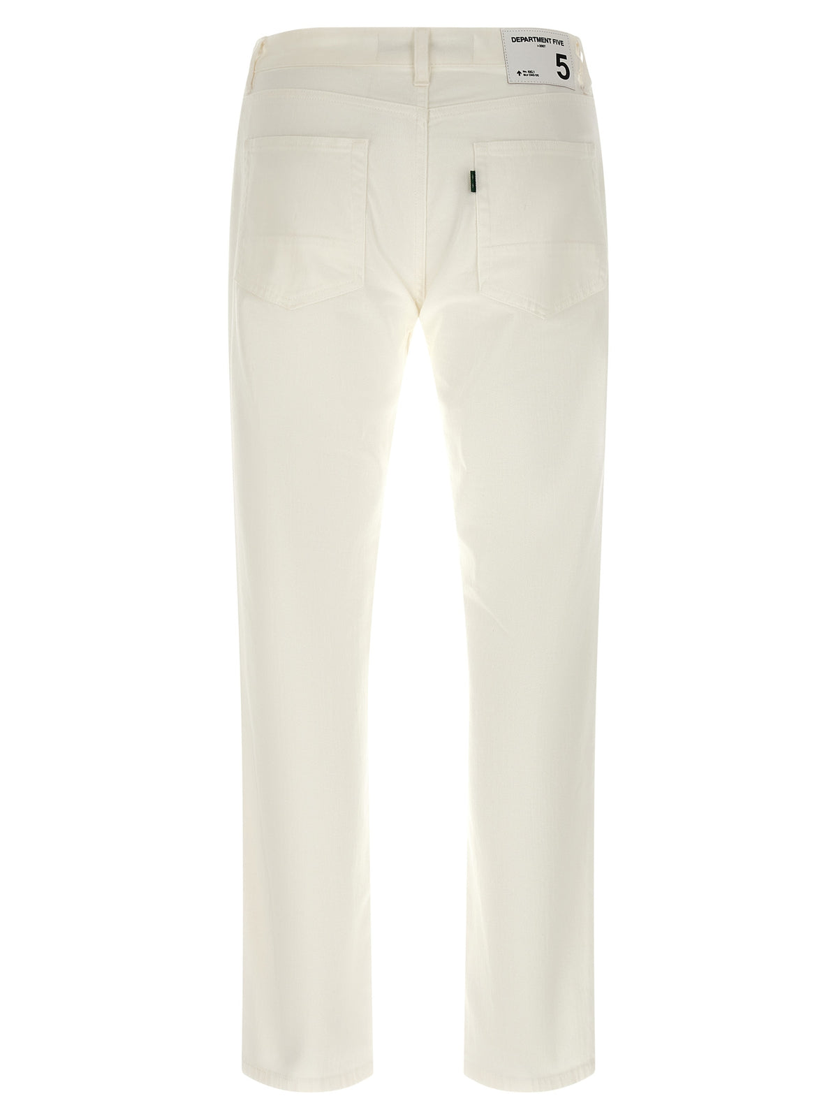 Department 5 White Cotton Straight-Leg Jeans for Men