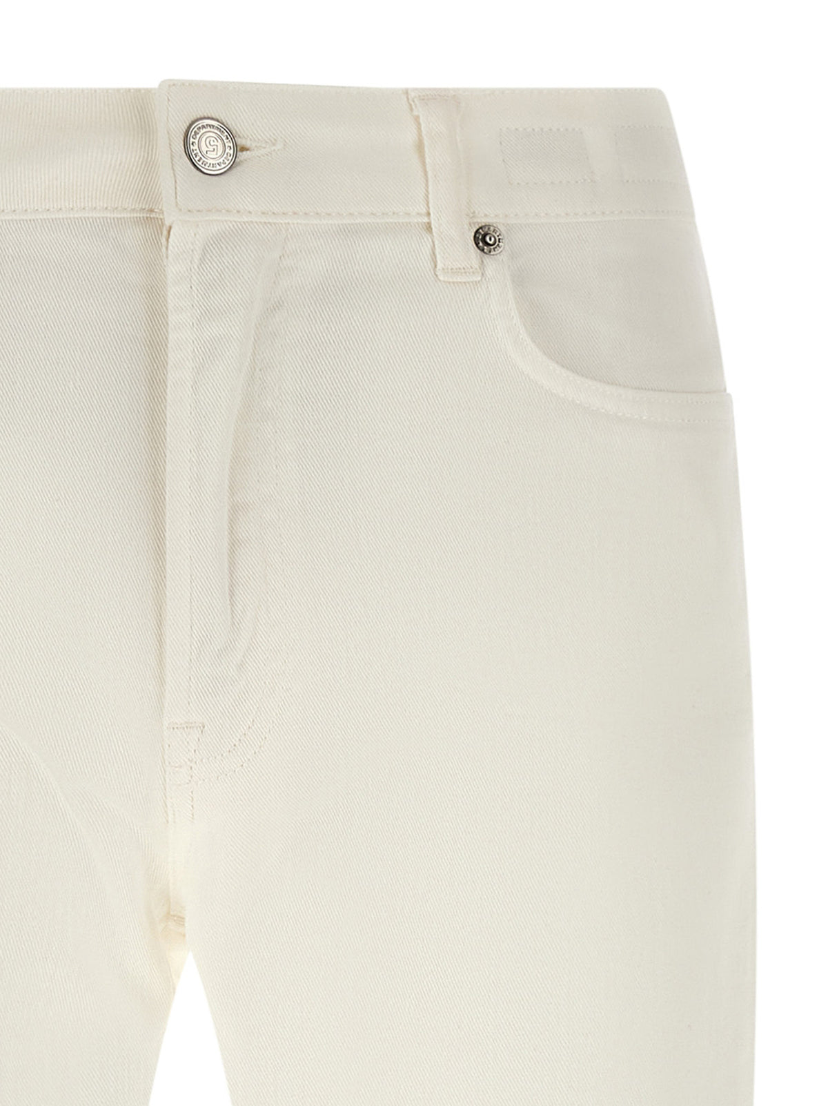 Department 5 White Cotton Straight-Leg Jeans for Men