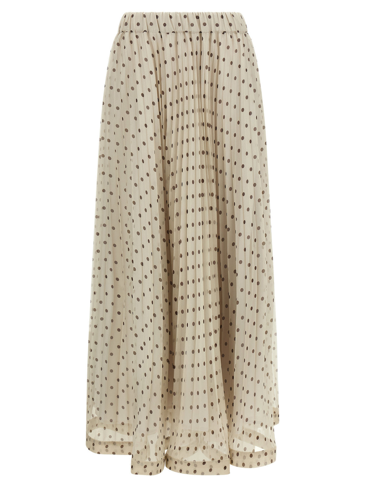 Mini-jupe P.A.R.O.S.H. en polyester beige