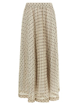 Mini-jupe P.A.R.O.S.H. en polyester beige
