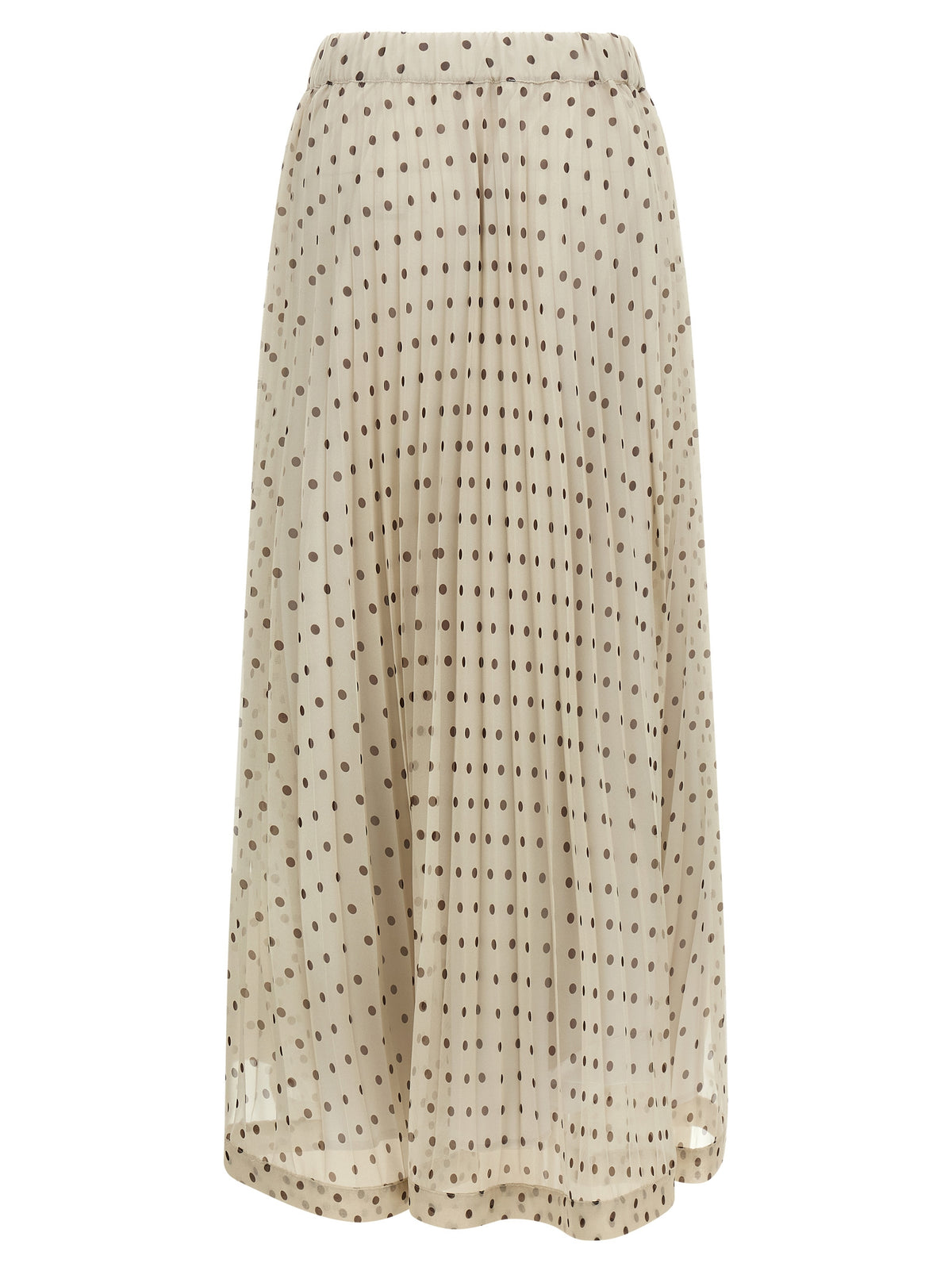 Mini-jupe P.A.R.O.S.H. en polyester beige