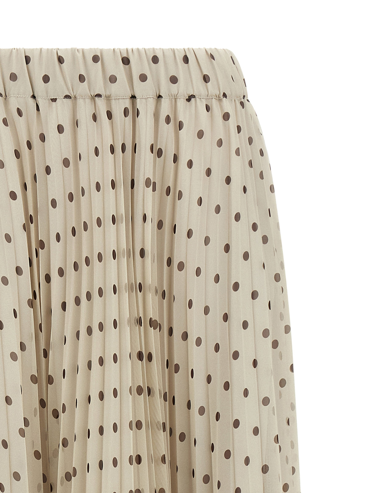 Mini-jupe P.A.R.O.S.H. en polyester beige