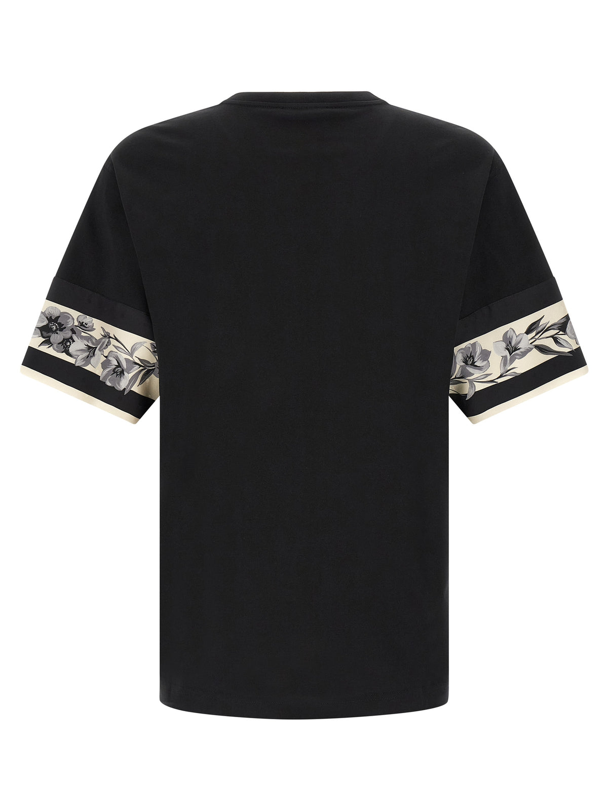 T-shirt à manches longues en coton noir Dolce & Gabbana