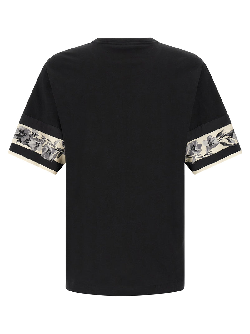T-shirt à manches longues en coton noir Dolce & Gabbana