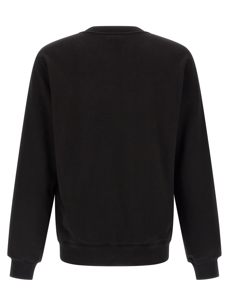 Dolce & Gabbana Black Cotton Sweatshirt for Men