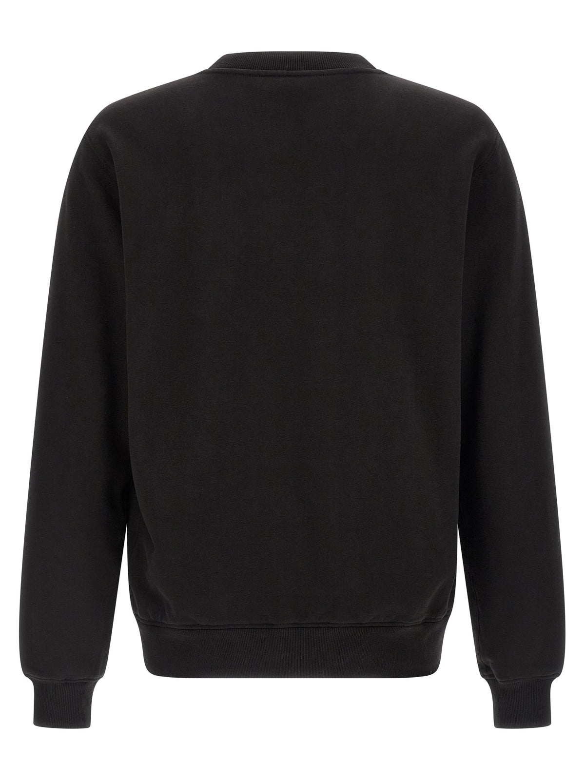Dolce & Gabbana Black Cotton Sweatshirt - Stylish Urban Elegance