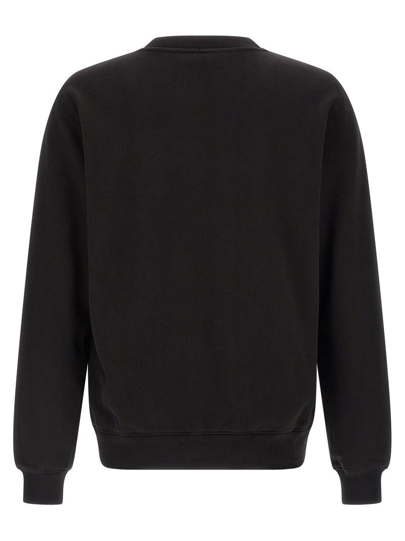 Dolce & Gabbana Black Cotton Sweatshirt for Men