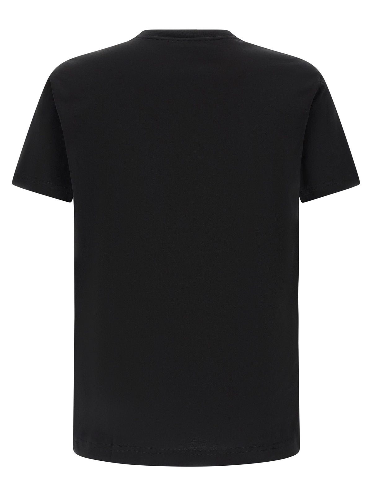 Dolce & Gabbana Black Cotton T-Shirt for Men