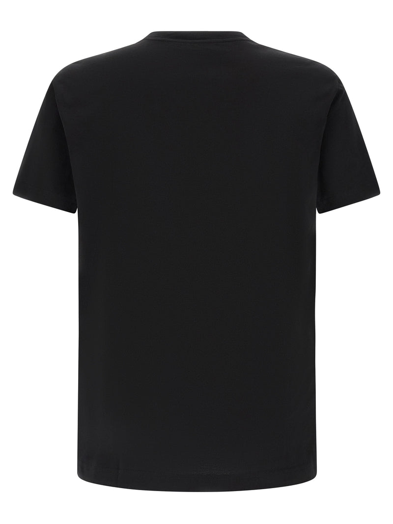Dolce & Gabbana Black Cotton T-Shirt for Men