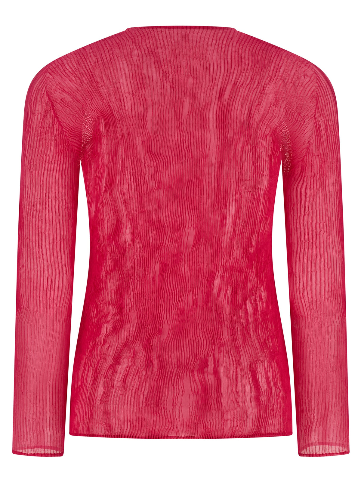 Chemise Issey Miyake en polyester fuchsia