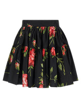 Jupe longue Dolce & Gabbana en coton noir