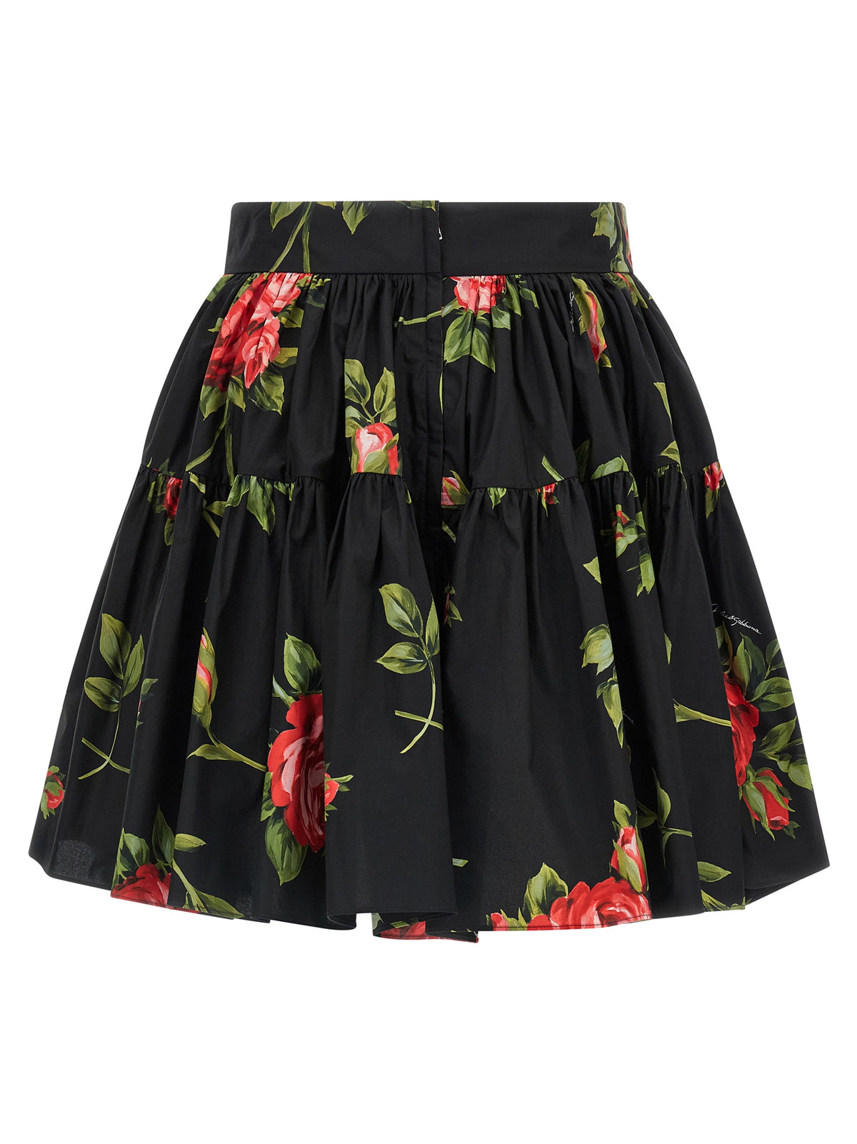 Jupe longue Dolce & Gabbana en coton noir