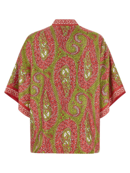 Etro Multicolor Silk Cardigan