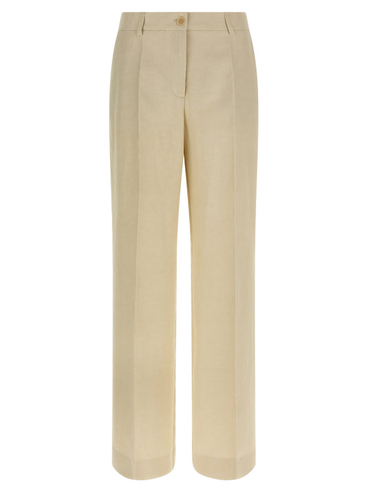 P.A.R.O.S.H. Pantalon décontracté en viscose beige