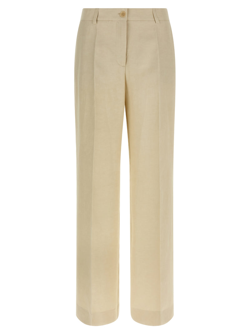 P.A.R.O.S.H. Pantalon décontracté en viscose beige