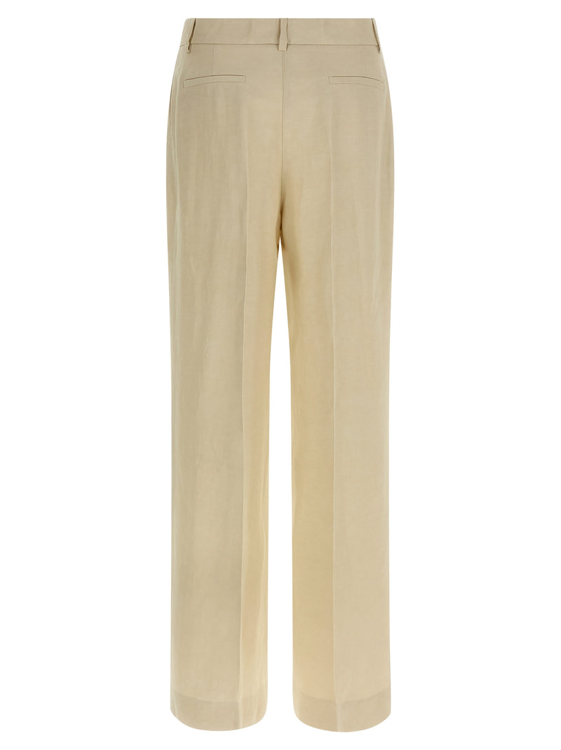P.A.R.O.S.H. Pantalon décontracté en viscose beige