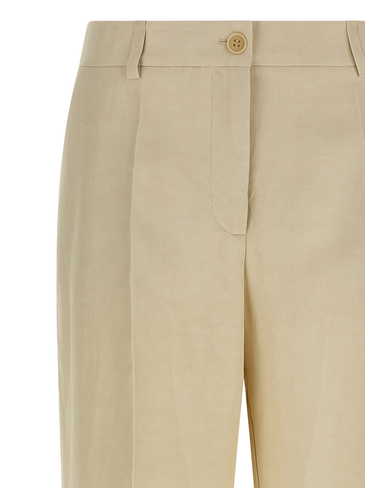 P.A.R.O.S.H. Pantalon décontracté en viscose beige