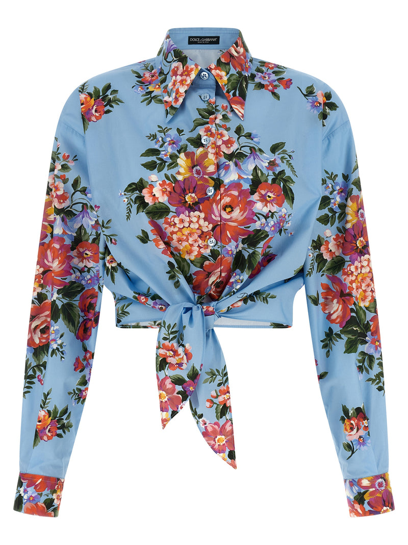 Chemisier Dolce & Gabbana en coton bleu