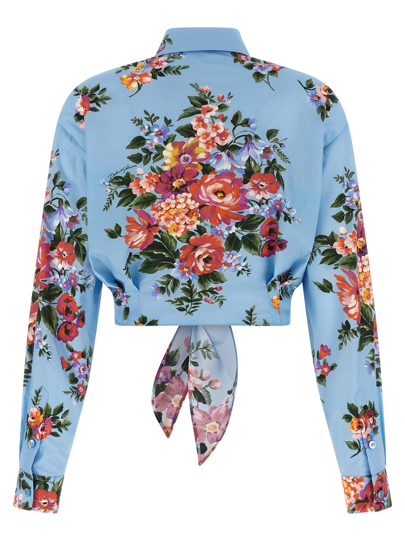 Chemisier Dolce & Gabbana en coton bleu