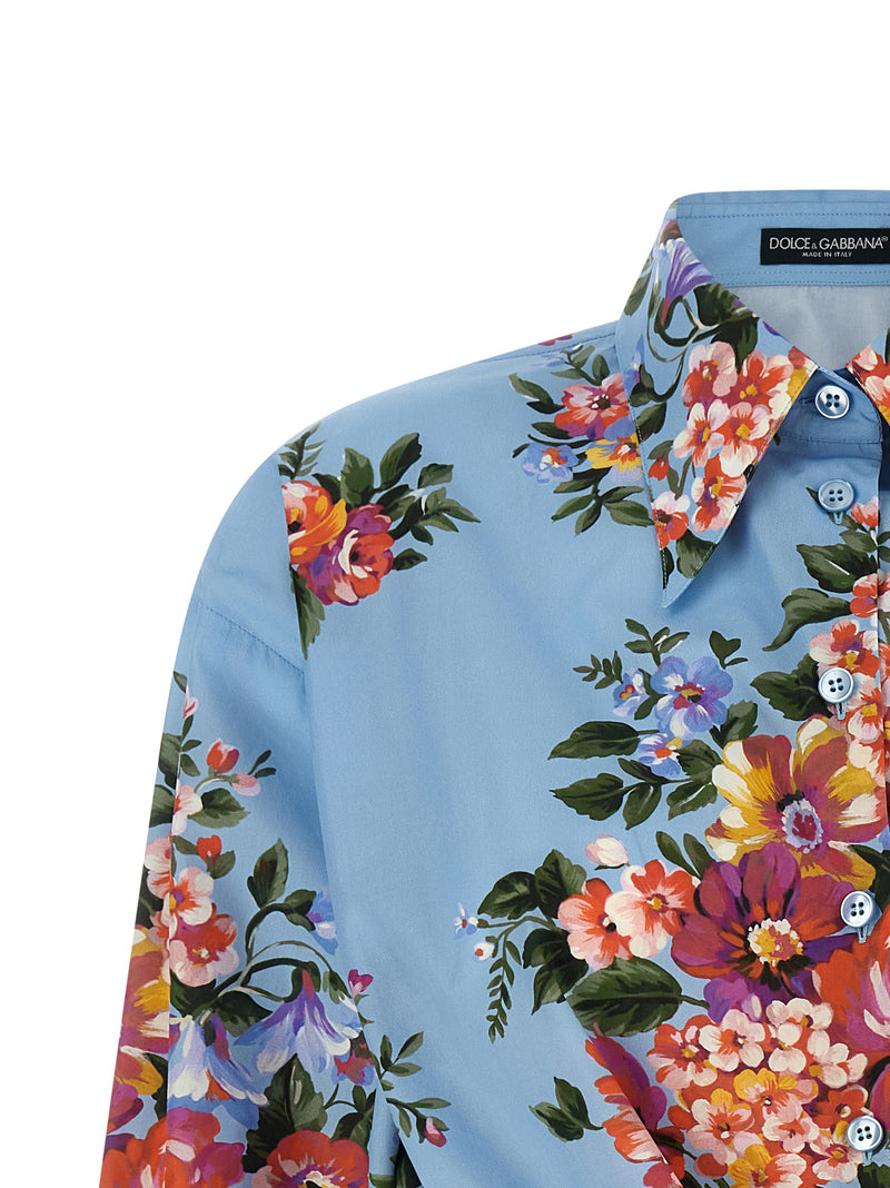 Chemisier Dolce & Gabbana en coton bleu