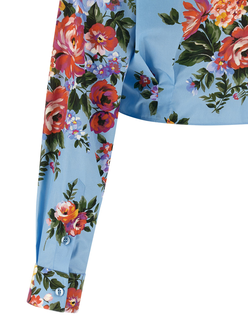 Chemisier Dolce & Gabbana en coton bleu