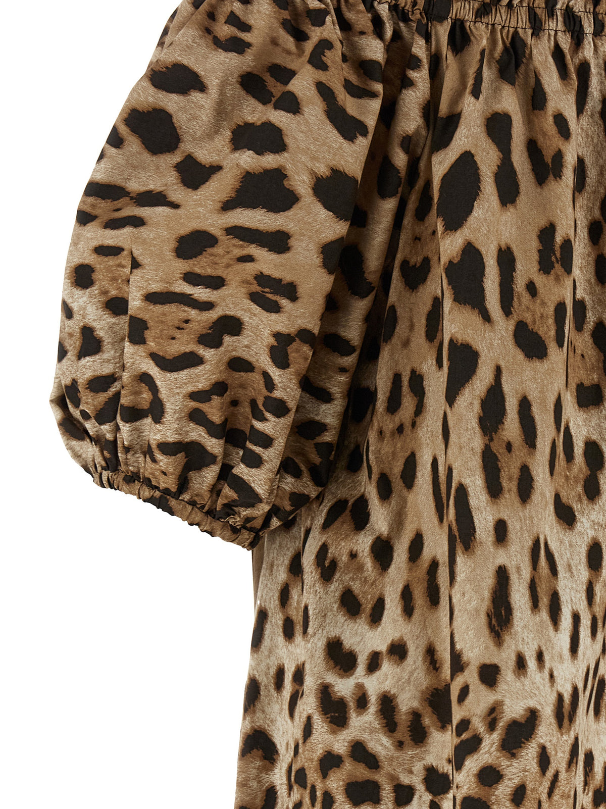 Dolce & Gabbana Brown Cotton Shirt - Off-the-Shoulder Design