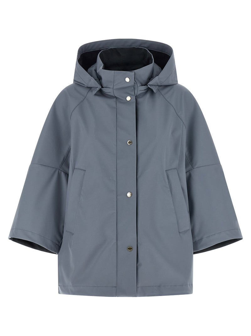 MooRER Florida Blue Polyester Shell Jacket