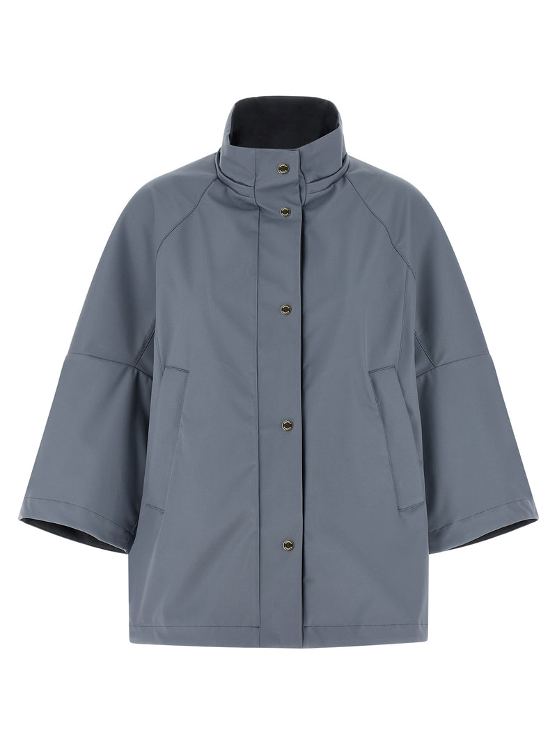 MooRER Florida Blue Polyester Shell Jacket