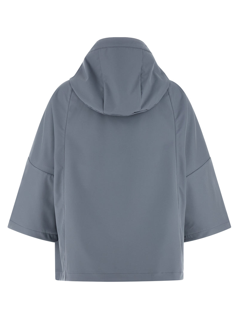MooRER Florida Blue Polyester Shell Jacket