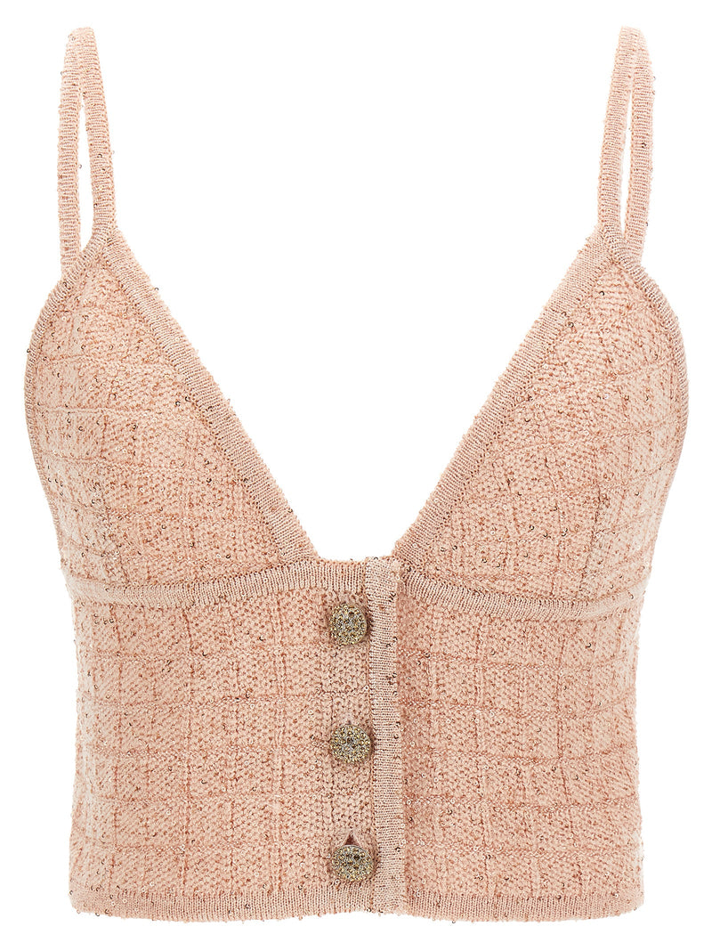 Alessandra Rich Multicolor Polyester Tank Top