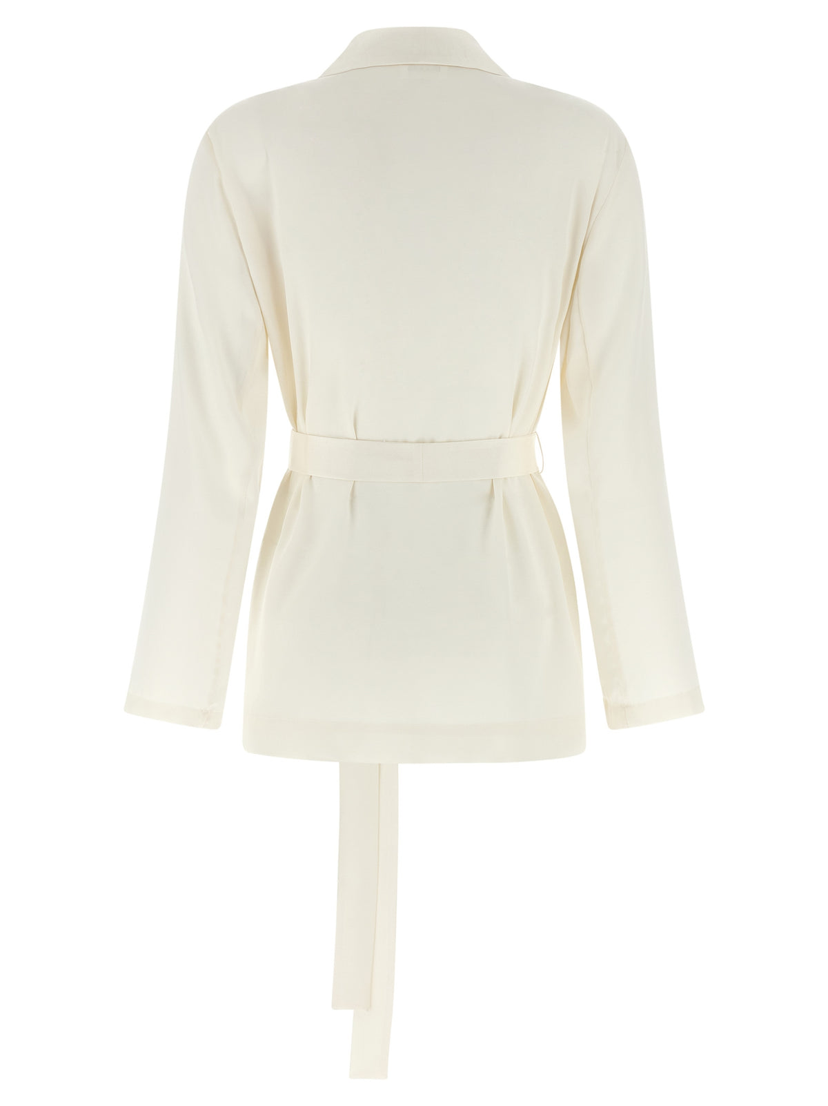 P.A.R.O.S.H. White Polyester Blazer - Stylish & Versatile