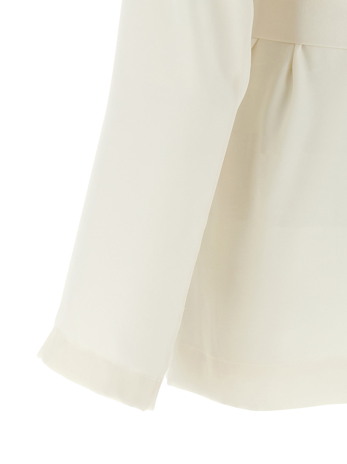 P.A.R.O.S.H. White Polyester Blazer - Stylish & Versatile