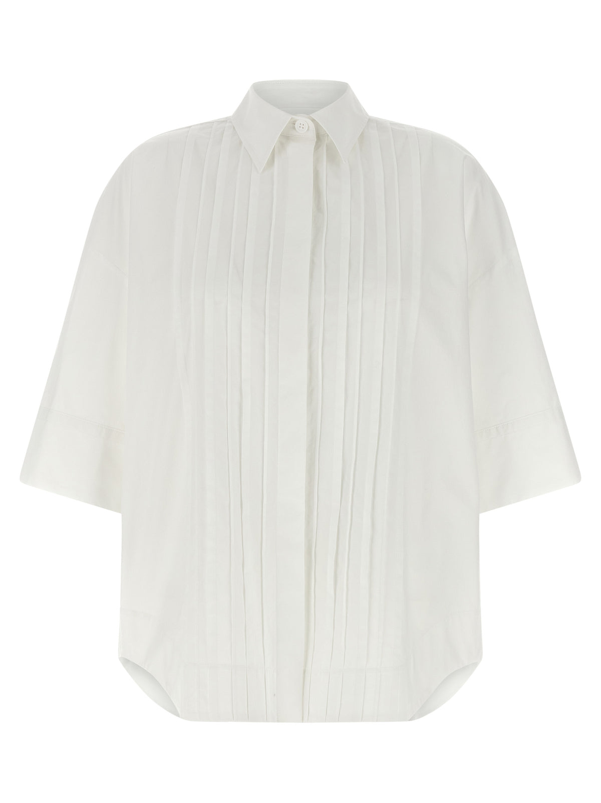 Chemisier en coton blanc P.A.R.O.S.H.