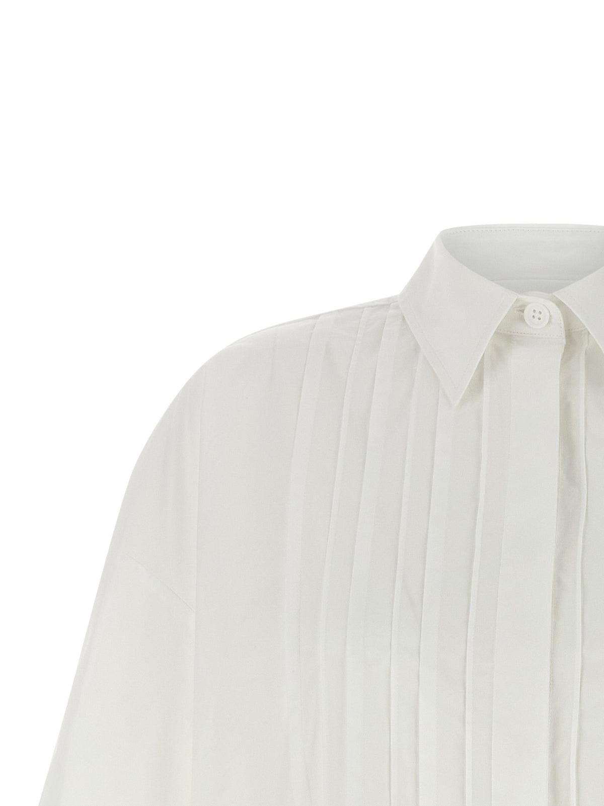 Chemisier en coton blanc P.A.R.O.S.H.