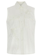 Chemisier blanc en polyamide P.A.R.O.S.H.
