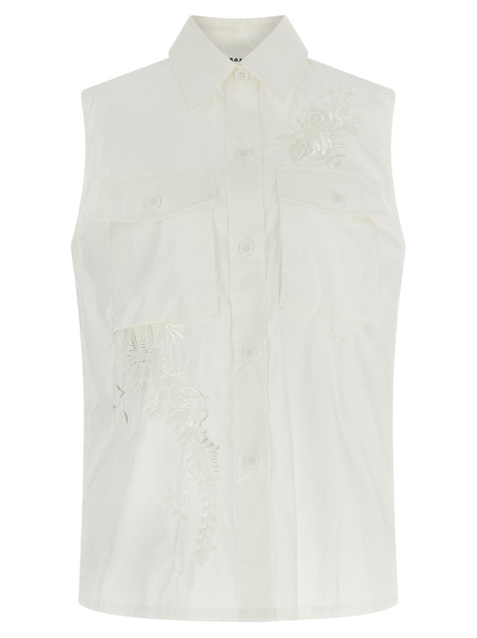 Chemisier blanc en polyamide P.A.R.O.S.H.