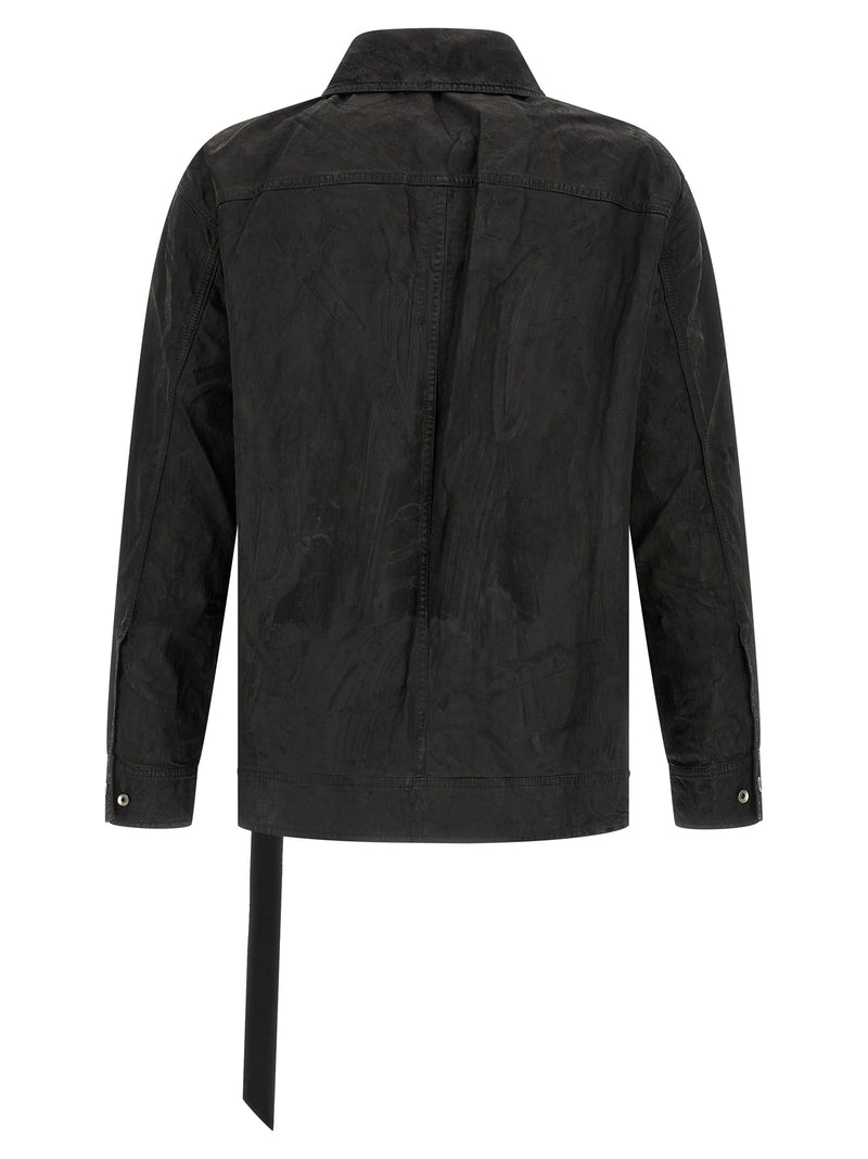 Veste en jean DRKSHDW en coton noir