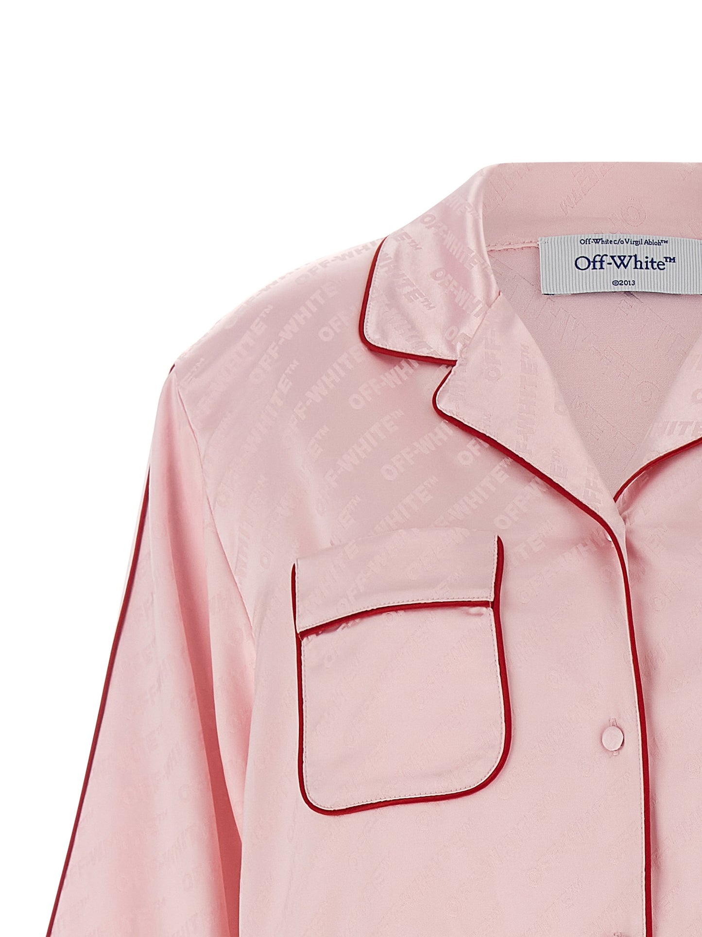 Off-White Multicolor Viscose Blouse