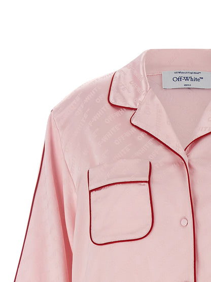 Off-White Multicolor Viscose Blouse