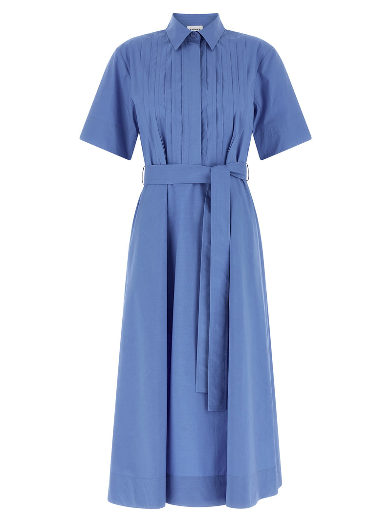 Robe midi en coton bleue P.A.R.O.S.H.