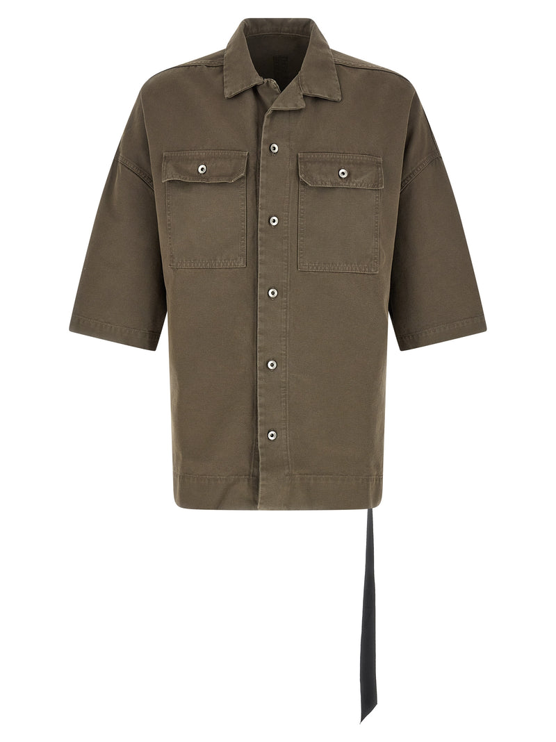 DRKSHDW Magnum Tommy Gray Cotton Blouse for Men