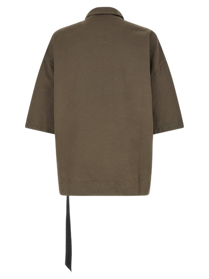 DRKSHDW Gray Cotton Blouse