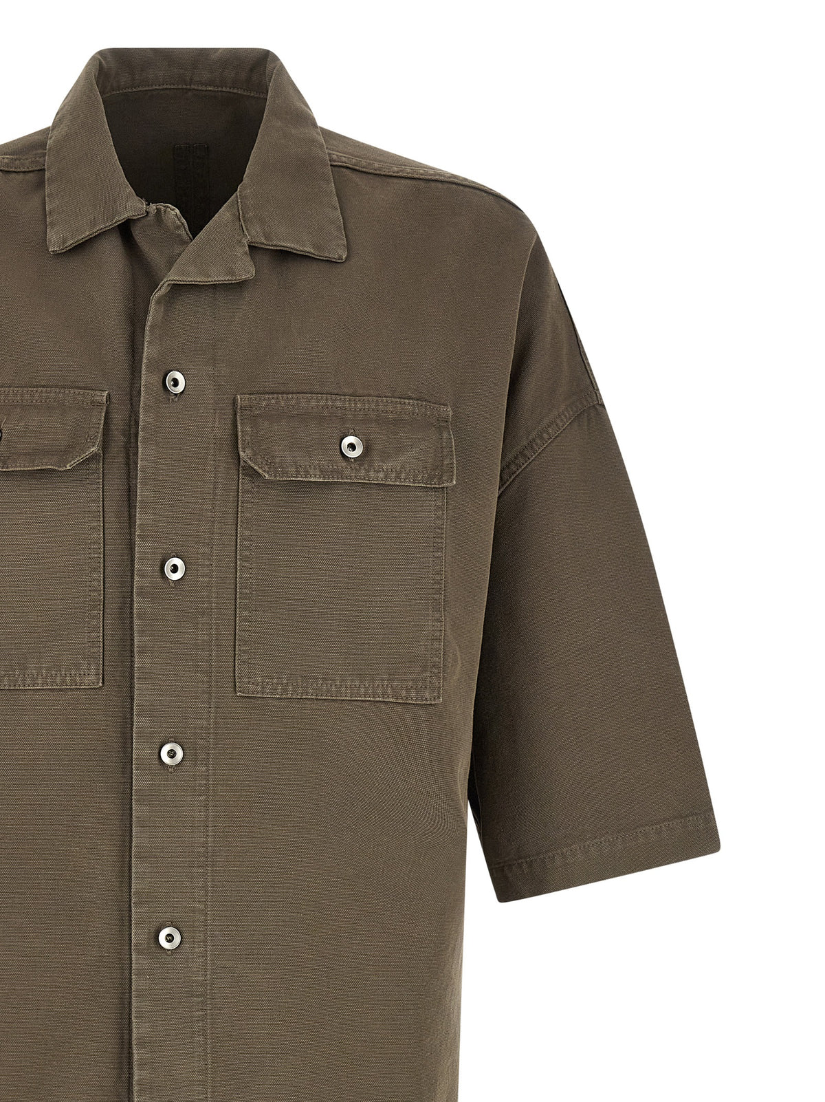DRKSHDW Magnum Tommy Gray Cotton Blouse for Men
