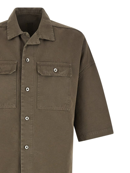 DRKSHDW Gray Cotton Blouse