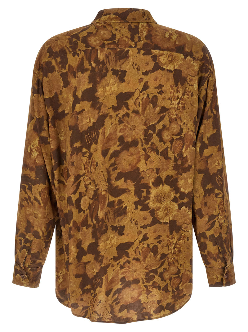 Chemisier Magliano marron en viscose