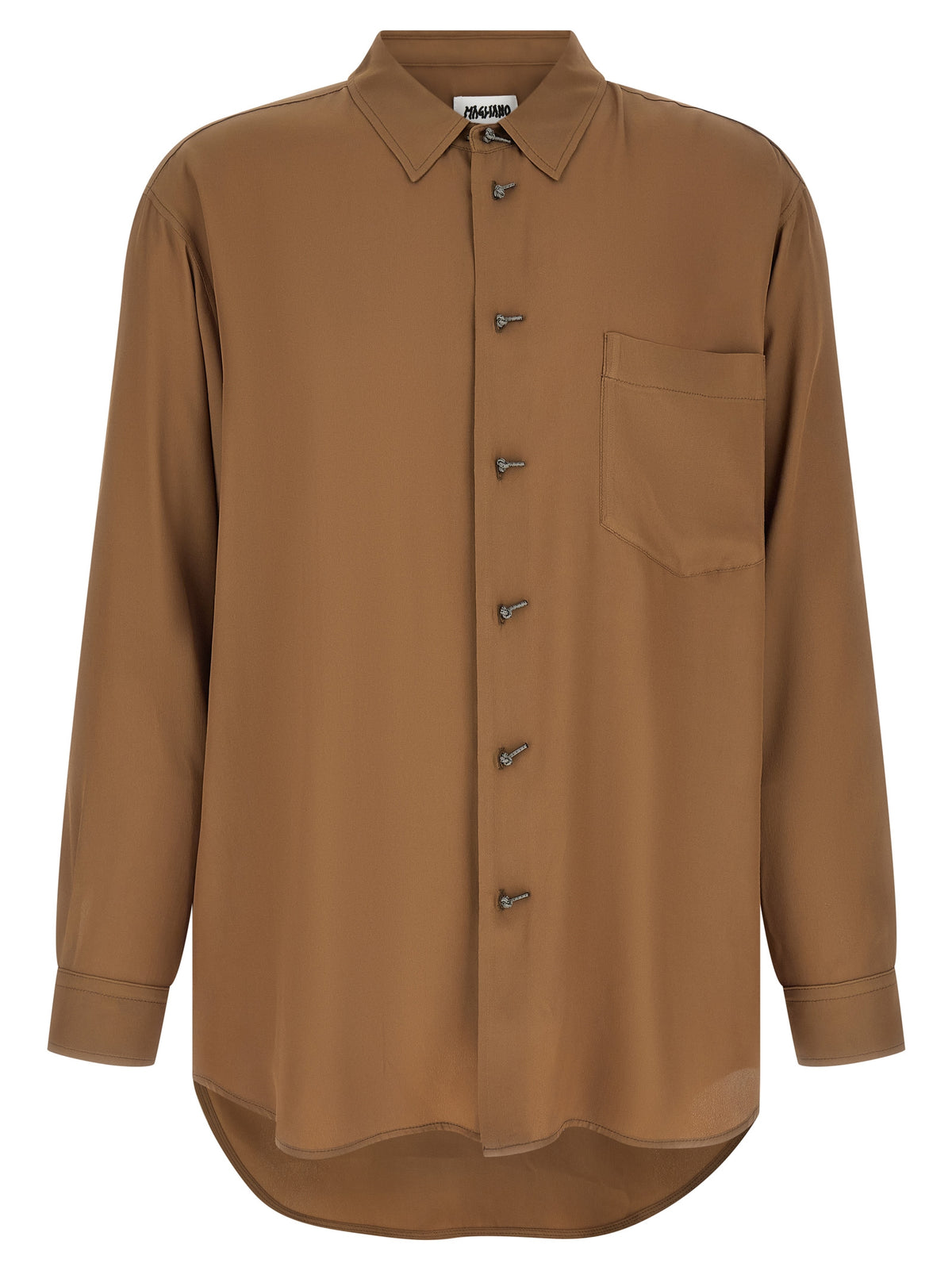 Chemisier Magliano marron en acétate