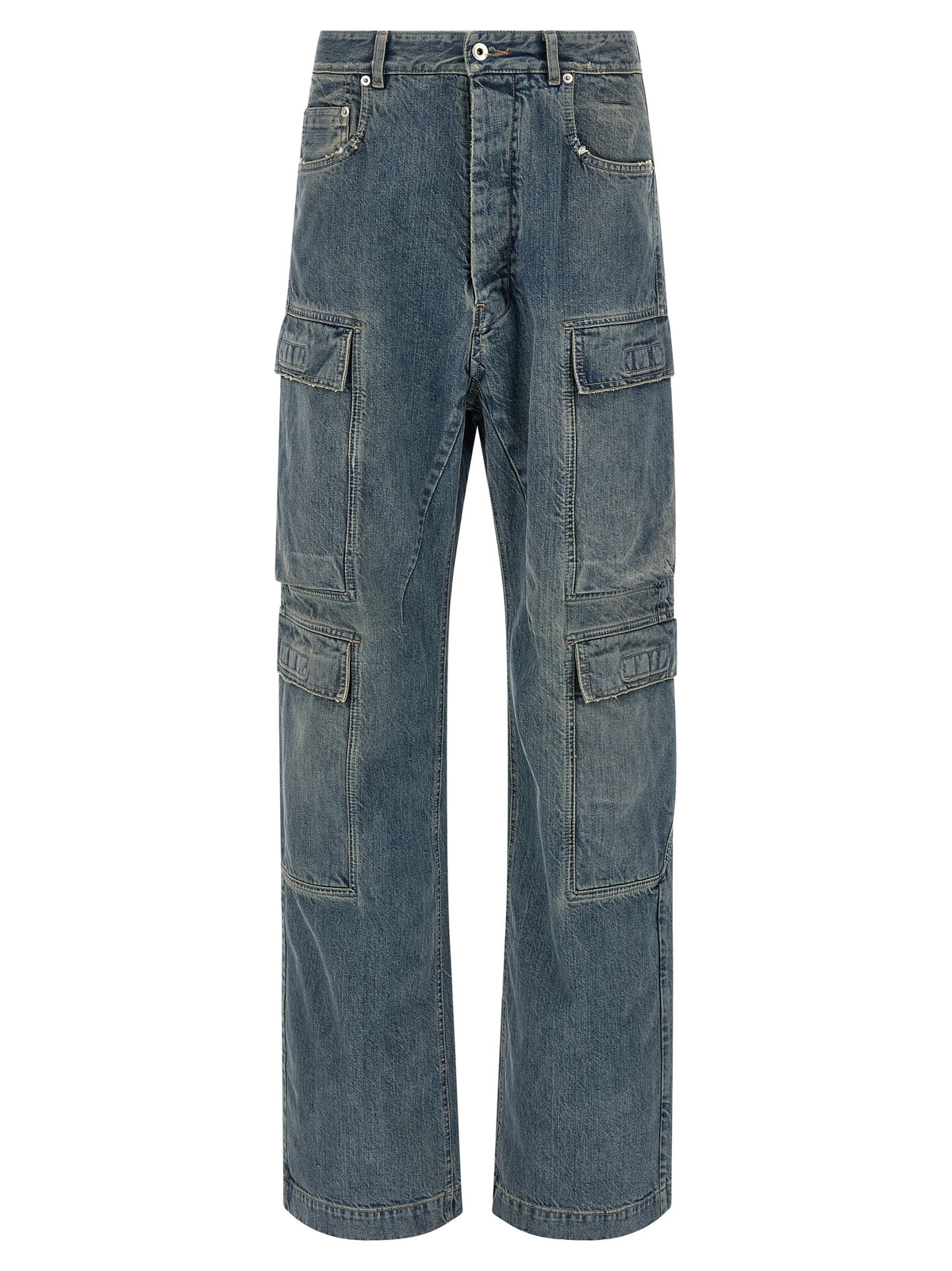 Pantalon cargo DRKSHDW bleu en coton